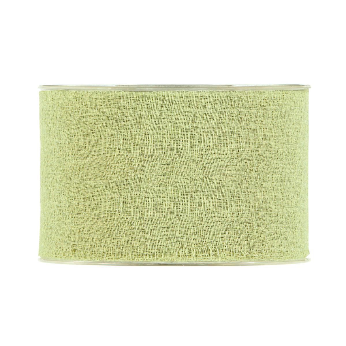 NASTRO GARZA DI COTONE 63MM 25MT -DELICATE- VERDE NASTRO GARZA DI COTONE 63MM 25MT -DELICATE- VERDE