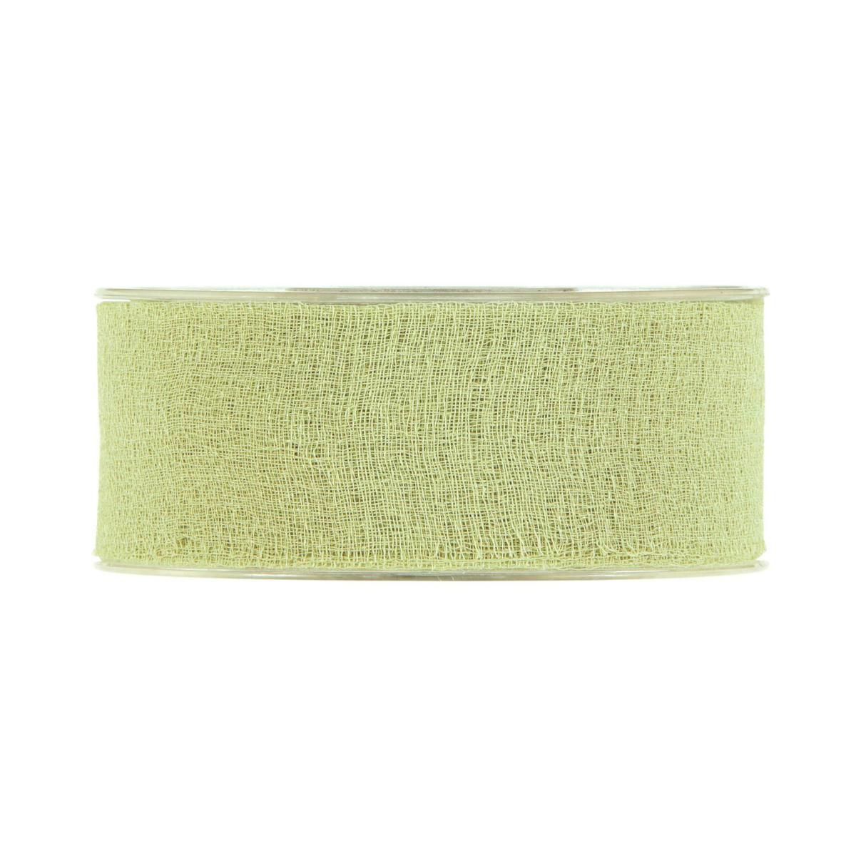 NASTRO GARZA DI COTONE 40MM 25MT -DELICATE- VERDE NASTRO GARZA DI COTONE 40MM 25MT -DELICATE- VERDE