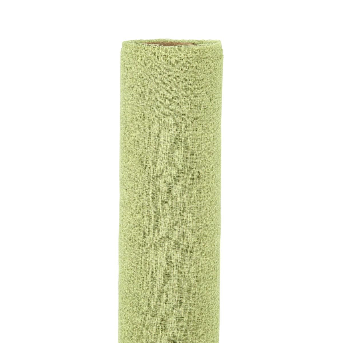 BOBINA GARZA DI COTONE CM 70X5 MT. -DELICATE- VERDE