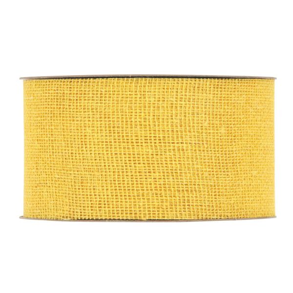 NASTRO RETE COTONE 80MM20MT GIALLO NASTRO RETE COTONE 80MM20MT GIALLO