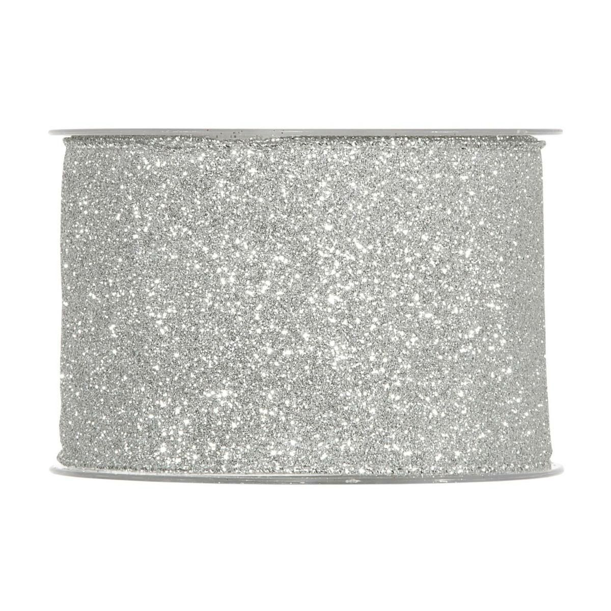 NASTRO GLITTER -NEW YEAR S EVE- 63MM 10MT ARGENTO NASTRO GLITTER -NEW YEAR S EVE- 63MM 10MT ARGENTO