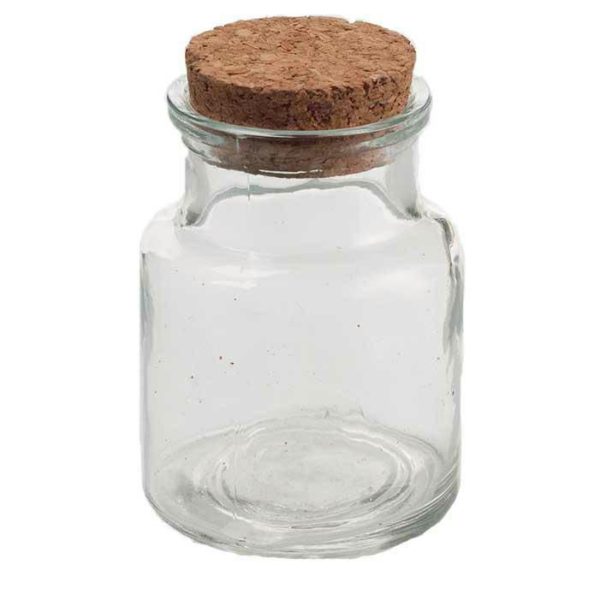VASETTO VETRO C/TAPPO SUGHERO D.5,5 H.8,2 CM TRSPARENTE VASETTO VETRO C/TAPPO SUGHERO D.5,5 H.8,2 CM TRSPARENTE