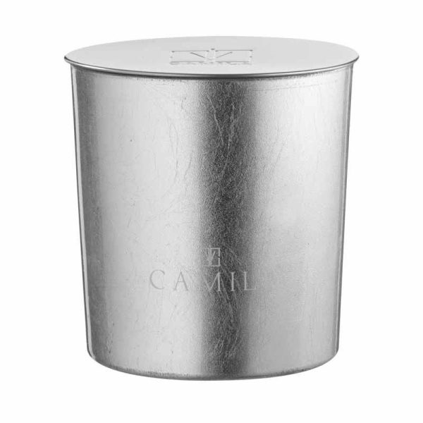 CANDELA PROFUMATA FICHI&MANDORLE D.9 H.9CM GR.200 FOGLIA ARGENTO CANDELA PROFUMATA FICHI&MANDORLE D.9 H.9CM GR.200 FOGLIA ARGENTO