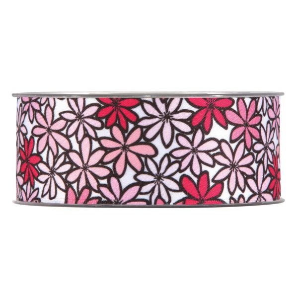 NASTRO 40MM 15MT -LES FLEURS- FUXIA NASTRO 40MM 15MT -LES FLEURS- FUXIA