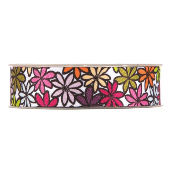 NASTRO 25MM 15MT -LES FLEURS- MULTICOLOR NASTRO 25MM 15MT -LES FLEURS- MULTICOLOR