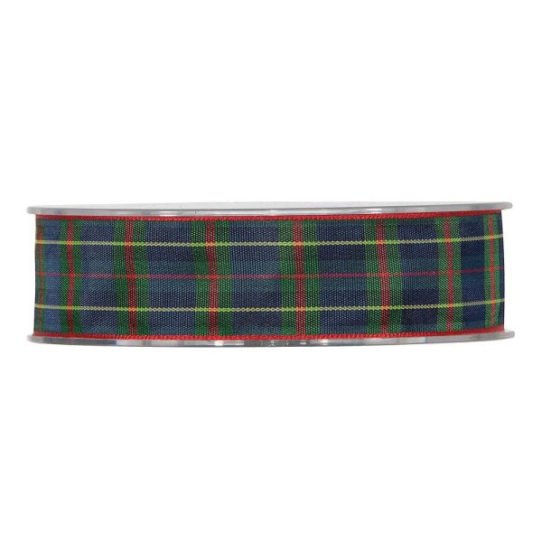 NASTRO TARTAN 25MM 20MTBLU/VERDE/ROSSO NASTRO TARTAN 25MM 20MTBLU/VERDE/ROSSO