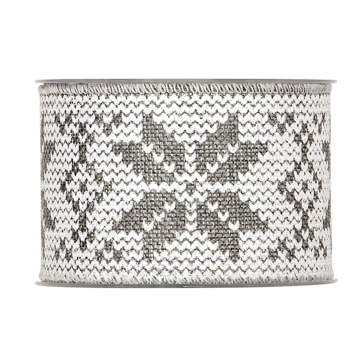 NASTRO -SILVER- 63MM 10MT BIANCO/ARGENTO NASTRO -SILVER- 63MM 10MT BIANCO/ARGENTO