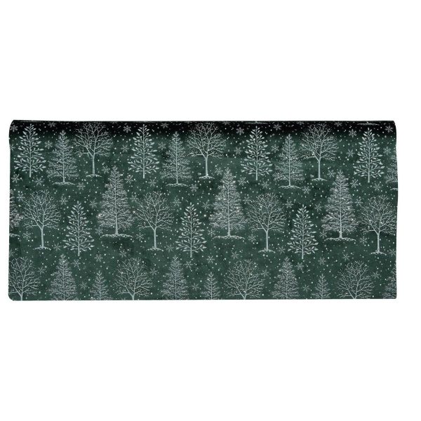 RUNNER VELLUTO -CHRISTMAS- CM 30X2,5 MT VERDE RUNNER VELLUTO -CHRISTMAS- CM 30X2,5 MT VERDE