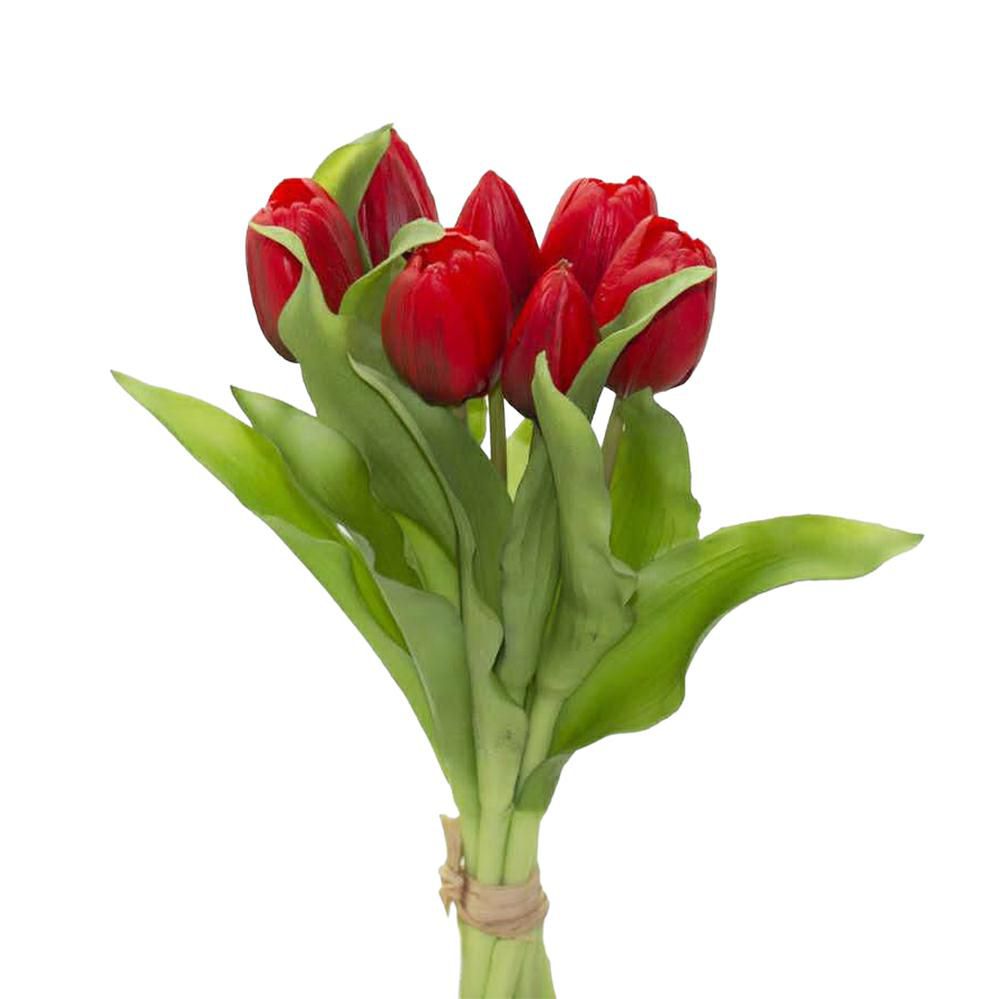 TULIPANO BOUQUET 4F 3B CM.30 ROSSO TULIPANO BOUQUET 4F 3B CM.30 ROSSO