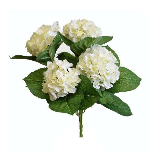 HYDRANGEA BOUQUET 5F CM.41 BIANCO HYDRANGEA BOUQUET 5F CM.41 BIANCO