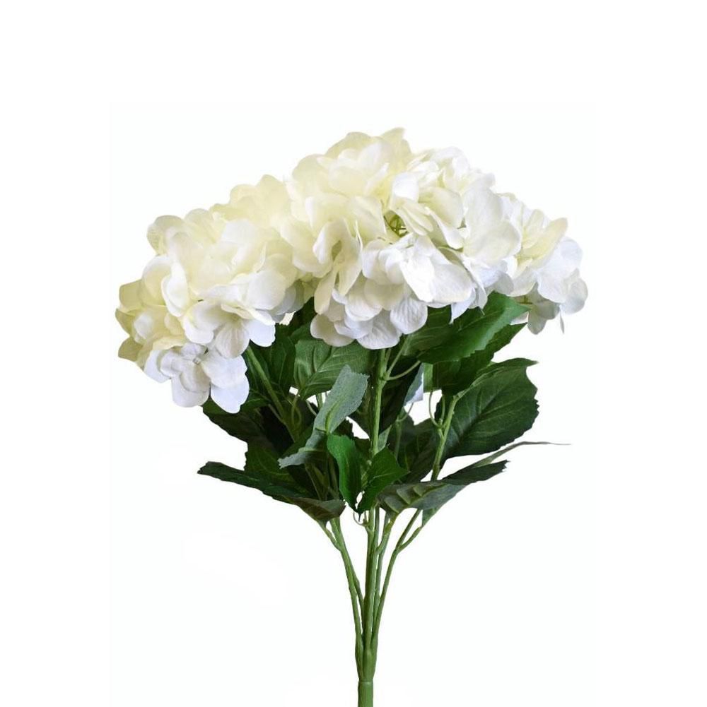 HYDRANGEA BOUQUET 7F CM.56 BIANCO HYDRANGEA BOUQUET 7F CM.56 BIANCO