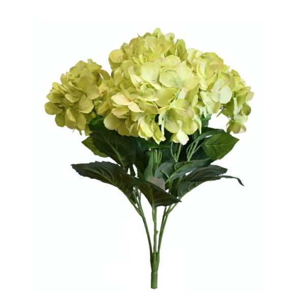 HYDRANGEA BOUQUET 7F CM.56 VERDE HYDRANGEA BOUQUET 7F CM.56 VERDE