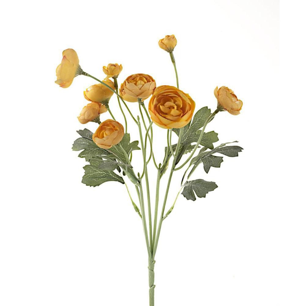 RANUNCOLO BOUQUET 5X CM.40 GIALLO RANUNCOLO BOUQUET 5X CM.40 GIALLO