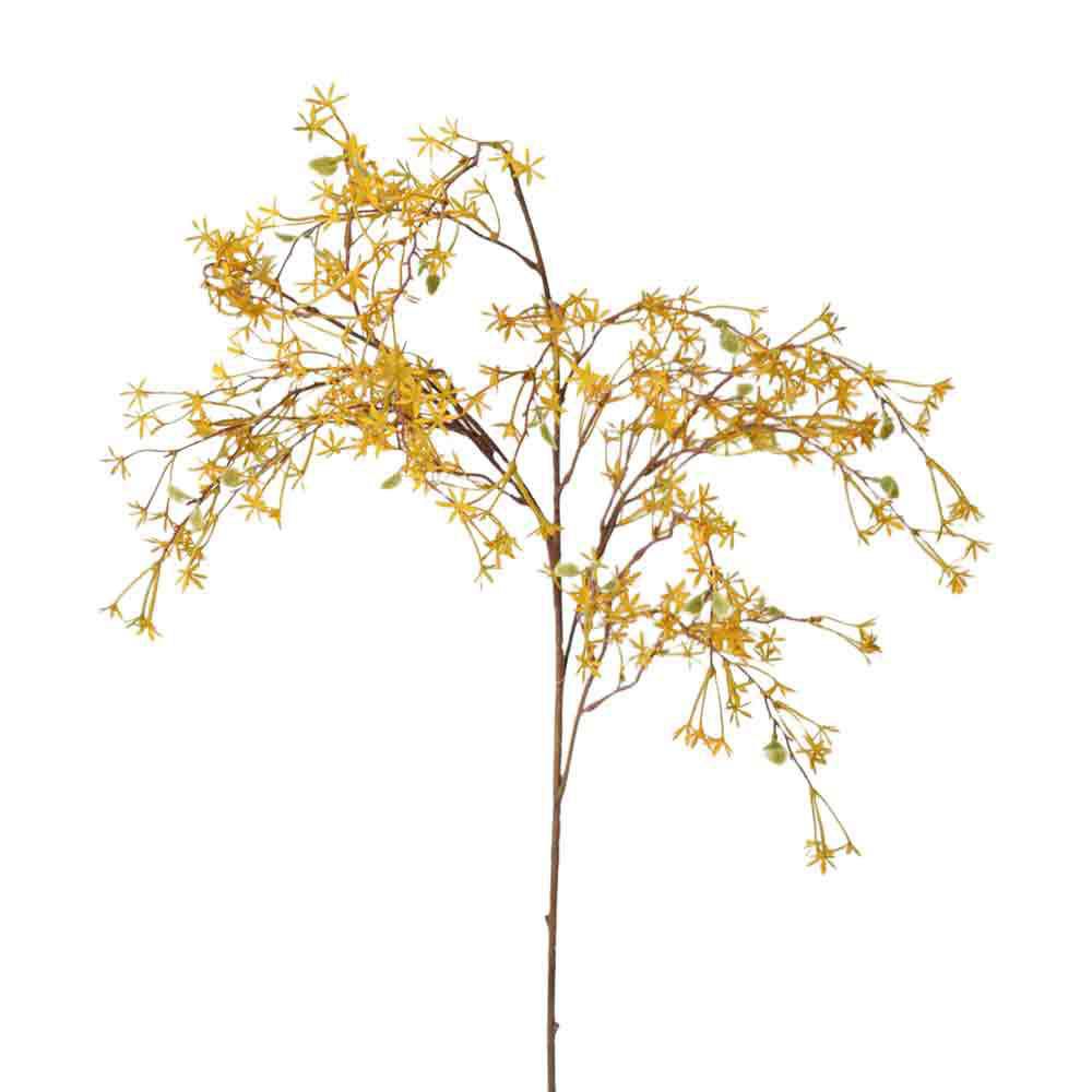 STAR FLOWER SPRAY 5X CM.90 MOSTARDA STAR FLOWER SPRAY 5X CM.90 MOSTARDA