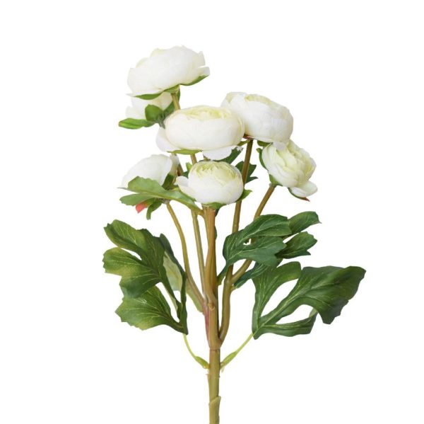 RANUNCOLO BOUQUET 7X CM.34 CREMA RANUNCOLO BOUQUET 7X CM.34 CREMA