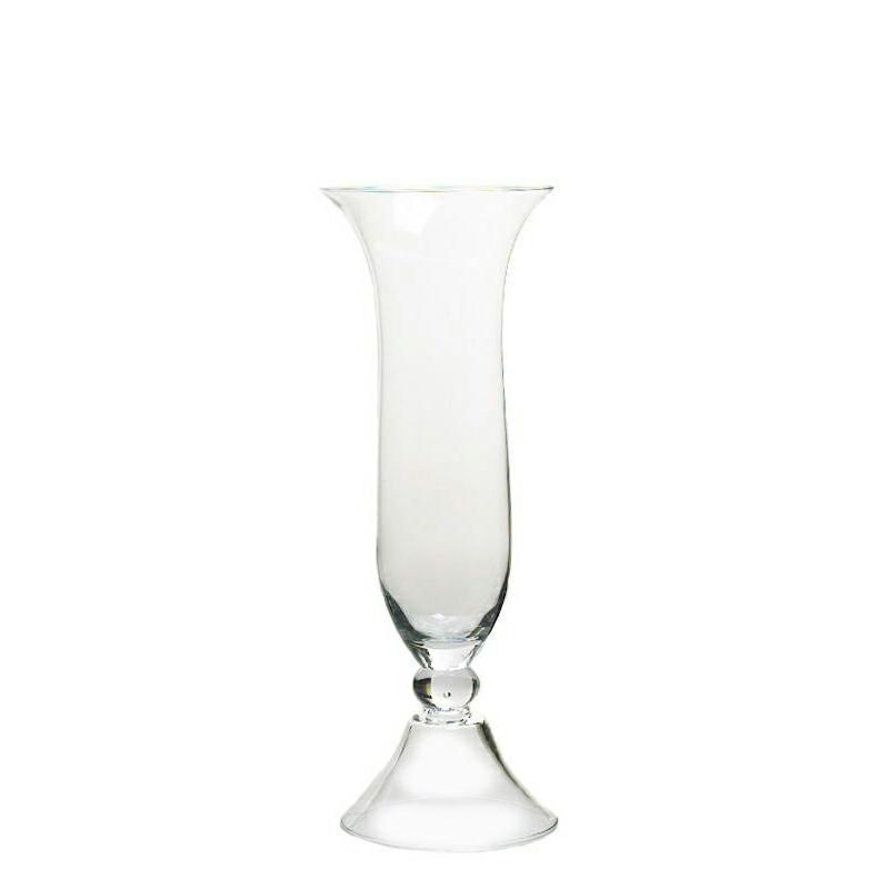 VASO VETRO TROMBA D.25 H.80 CM VASO VETRO TROMBA D.25 H.80 CM