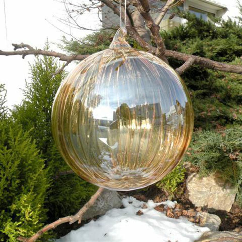 SFERA VETRO MM.120 FESTONATA LUC. CREMA SFERA VETRO MM.120 FESTONATA LUC. CREMA