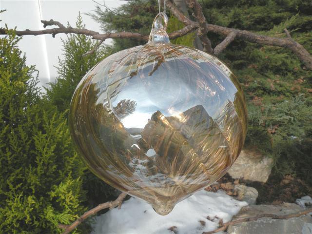 SFERA VETRO 15X17 MM ONION FESTONATA LUC. CREMA