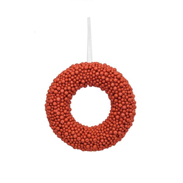 CORONA PVC D.33 CM ROSSO CORONA PVC D.33 CM ROSSO