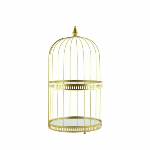 ALZATA METALLO APERTA DOPPIA ALZATA 26X26 H.48 CM C/PIANI VETRO ALZATA METALLO APERTA DOPPIA ALZATA 26X26 H.48 CM C/PIANI VETRO