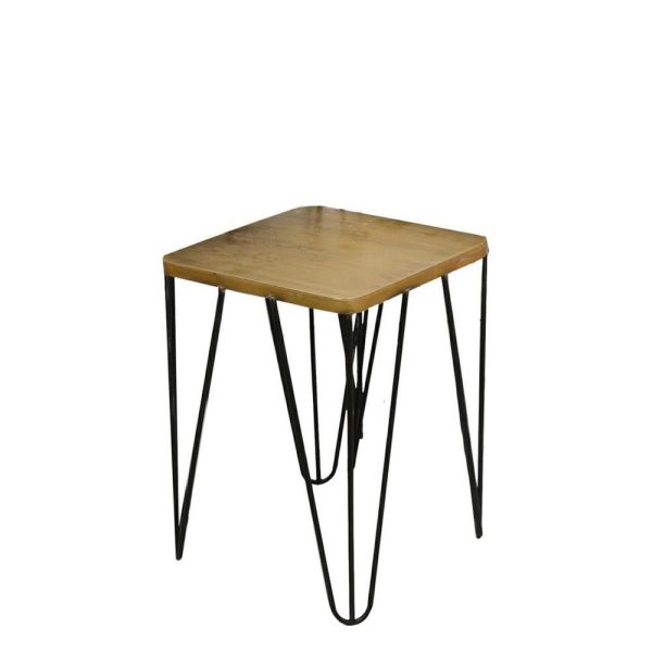 TAVOLO METALLO PICCOLO 34X34X45,5 CM OTTONE/NERO TAVOLO METALLO PICCOLO 34X34X45,5 CM OTTONE/NERO