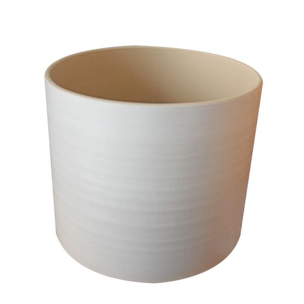 VASO CERAMICA D.30 CM H.26 CM -MAT-FAL- OFF WHITE VASO CERAMICA D.30 CM H.26 CM -MAT-FAL- OFF WHITE