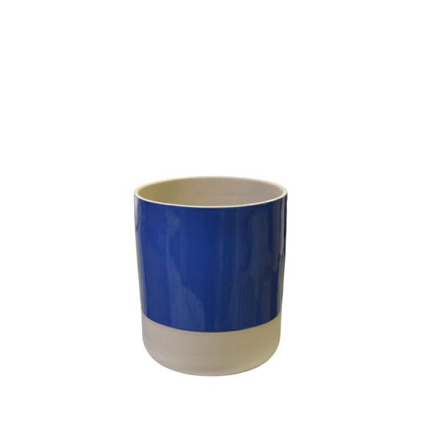VASO CERAMICA D.13 CM H.15,8 CM -COP- BLU VASO CERAMICA D.13 CM H.15,8 CM -COP- BLU