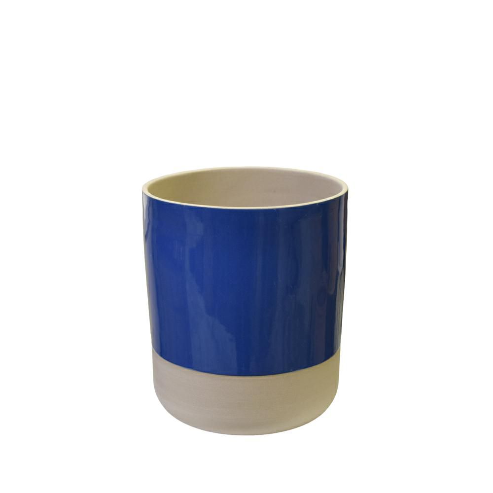 VASO CERAMICA D.15 CM H.17,5 CM -COP- BLU VASO CERAMICA D.15 CM H.17,5 CM -COP- BLU