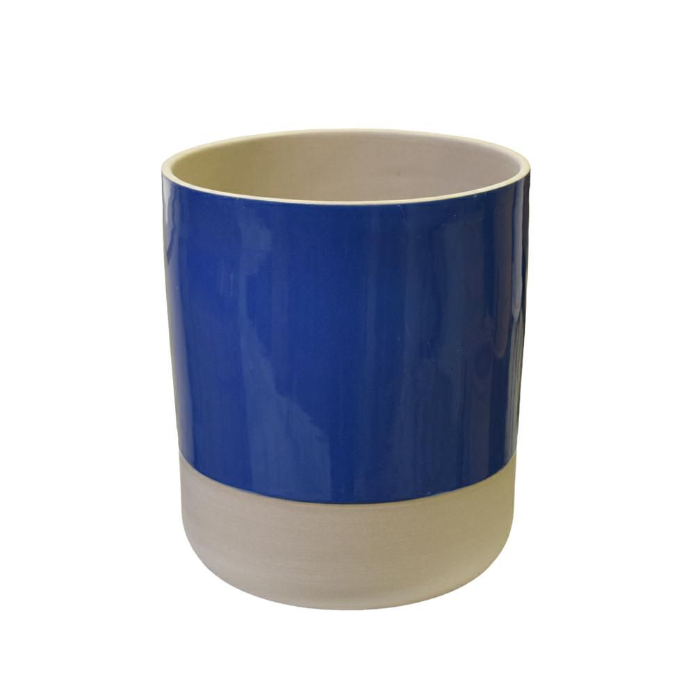 VASO CERAMICA D.19 CM H.21 CM -COP- BLU VASO CERAMICA D.19 CM H.21 CM -COP- BLU