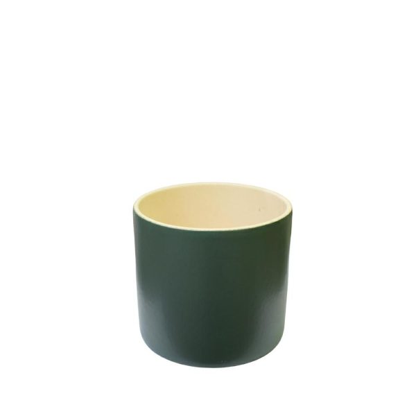VASO CERAMICA D.12 CM H.12 CM -MN- VERDE VASO CERAMICA D.12 CM H.12 CM -MN- VERDE