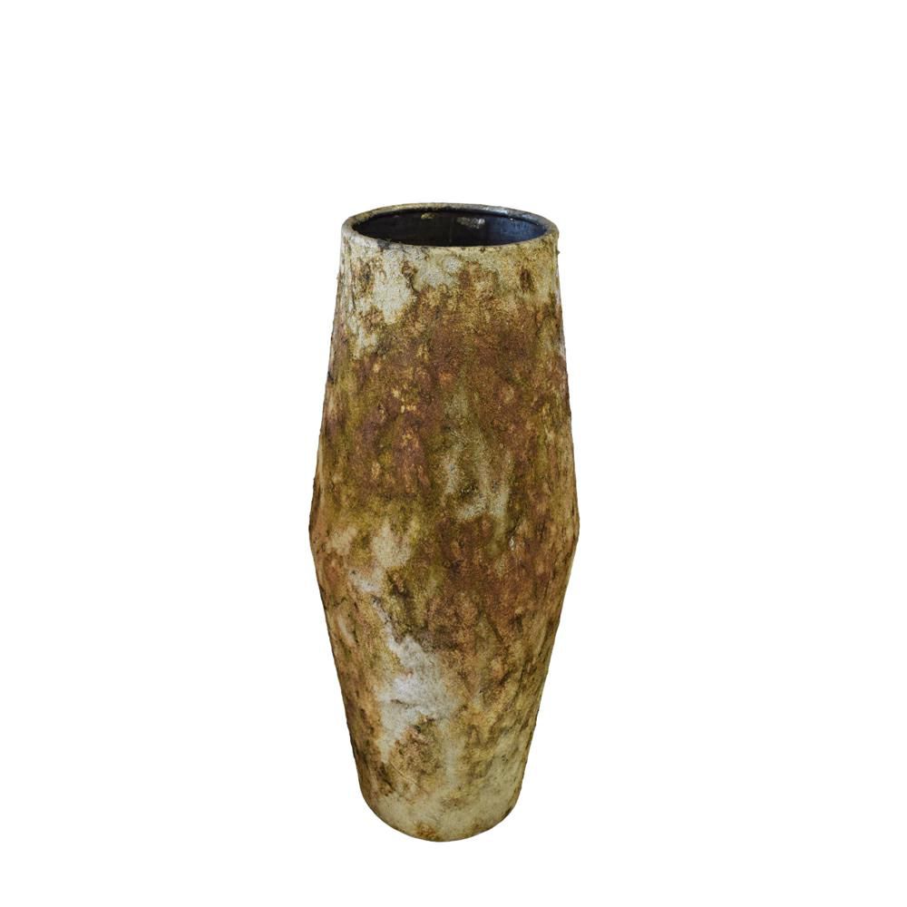 VASO METALLO D.26 CM H.62 CM ORO ANTICATO VASO METALLO D.26 CM H.62 CM ORO ANTICATO