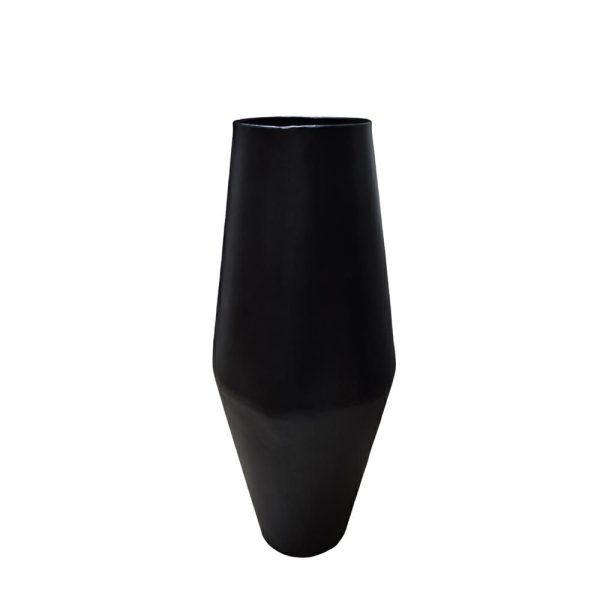 VASO METALLO D.44 CM H.95 CM NERO MATT VASO METALLO D.44 CM H.95 CM NERO MATT