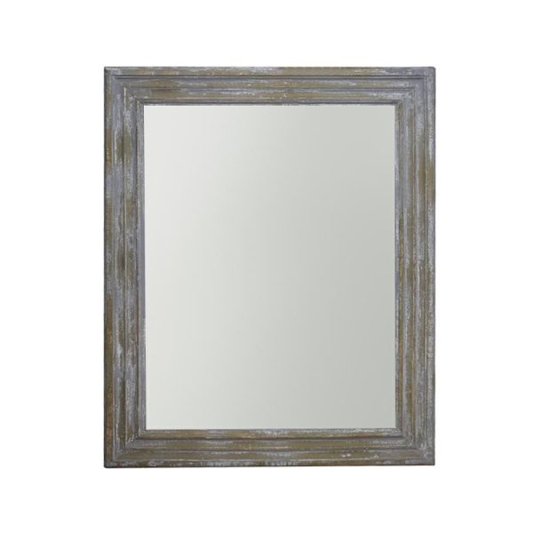 SPECCHIO RETTANGOLARE C/CORNICE LEGNO 80X101X3 CM GRIGIOANTICATO SPECCHIO RETTANGOLARE C/CORNICE LEGNO 80X101X3 CM GRIGIOANTICATO