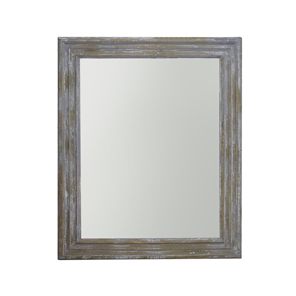 SPECCHIO RETTANGOLARE C/CORNICE LEGNO 80X101X3 CM GRIGIOANTICATO SPECCHIO RETTANGOLARE C/CORNICE LEGNO 80X101X3 CM GRIGIOANTICATO