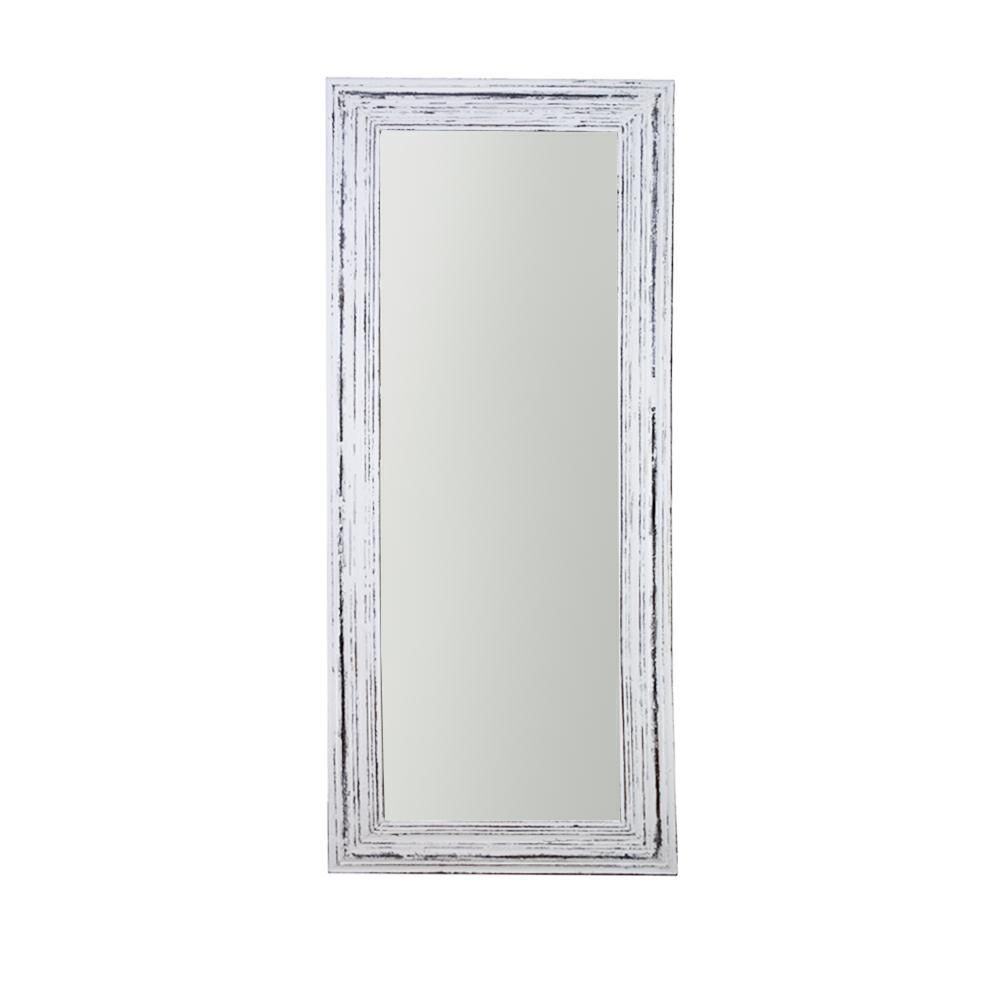 SPECCHIO RETTANGOLARE C/CORNICE LEGNO 61X147X2 CM CREMA ANTICATO SPECCHIO RETTANGOLARE C/CORNICE LEGNO 61X147X2 CM CREMA ANTICATO