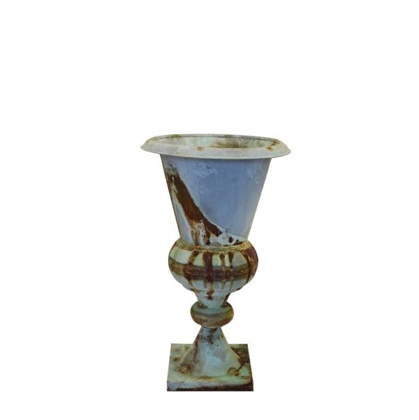 COPPA METALLO D.35 CM H.58 CM GRIGIO VINTAGE COPPA METALLO D.35 CM H.58 CM GRIGIO VINTAGE