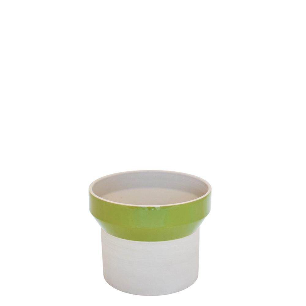 VASO CERAMICA D.22 CM H.17 CM -AUS- VERDE VASO CERAMICA D.22 CM H.17 CM -AUS- VERDE