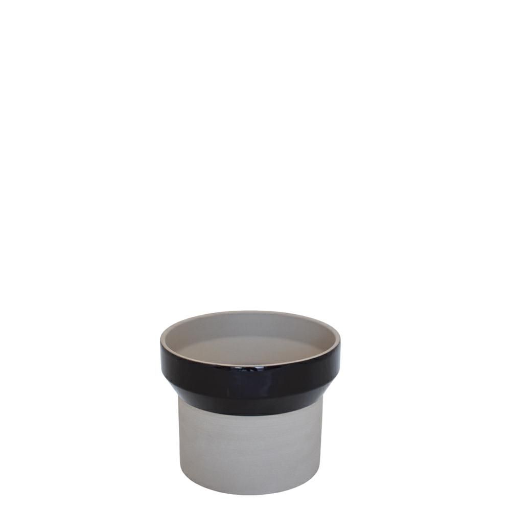 VASO CERAMICA D.19 CM H.14,5 CM -AUS- NERO VASO CERAMICA D.19 CM H.14,5 CM -AUS- NERO
