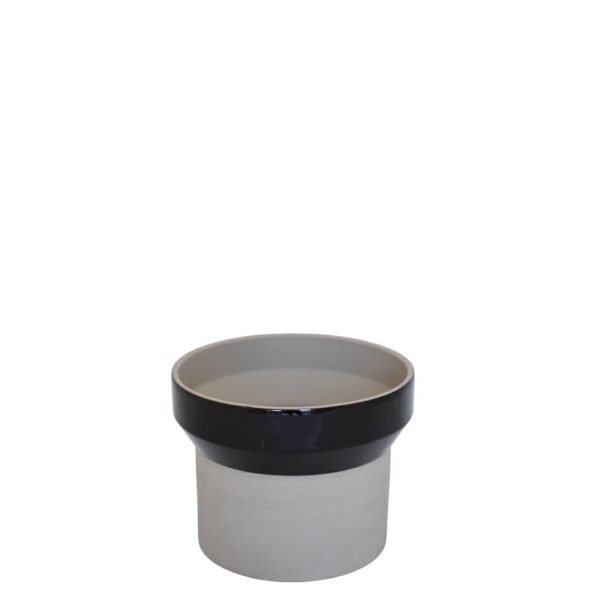 VASO CERAMICA D.22 CM H.17 CM -AUS- NERO VASO CERAMICA D.22 CM H.17 CM -AUS- NERO