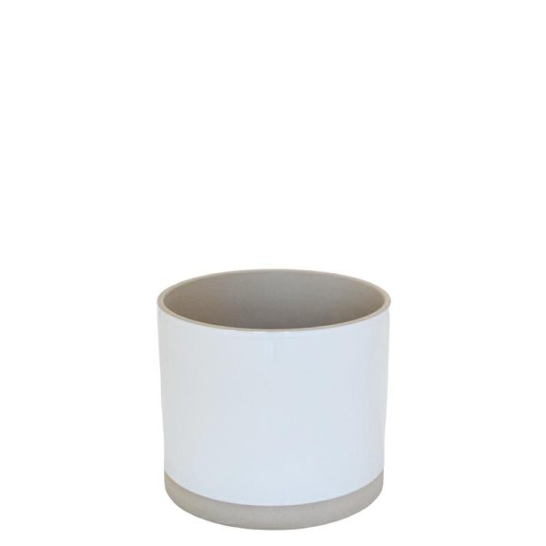 VASO CERAMICA D.23,8 CMH.19,5 CM -SYD- BIANCO VASO CERAMICA D.23,8 CMH.19,5 CM -SYD- BIANCO