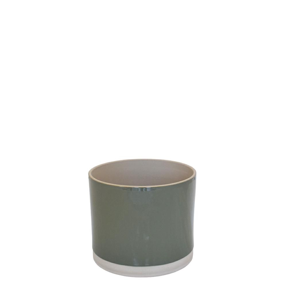 VASO CERAMICA D.21 CM H.17 CM -SYD- VERDE ARMY VASO CERAMICA D.21 CM H.17 CM -SYD- VERDE ARMY