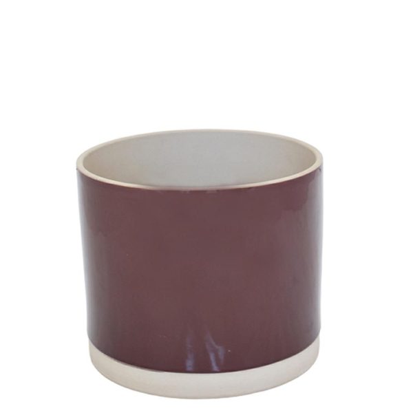 VASO CERAMICA D.35,5 CMH.29 CM -SYD- BORDEAUX VASO CERAMICA D.35,5 CMH.29 CM -SYD- BORDEAUX