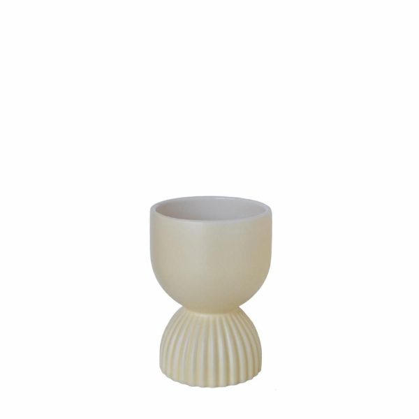 VASO CERAMICA D.10 CM H.14 CM CREMA VASO CERAMICA D.10 CM H.14 CM CREMA