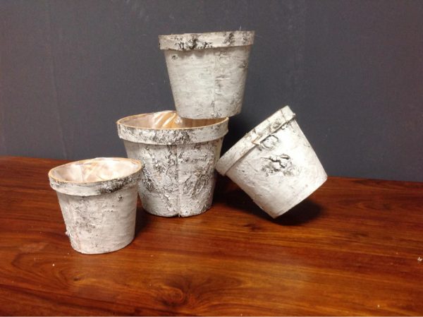 VASO BETULLA TONDO D15H14 BIANCO