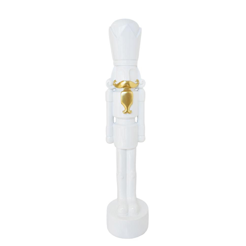 SCHIACCIANOCI POLIRESINA H.53 CM BIANCO/ORO