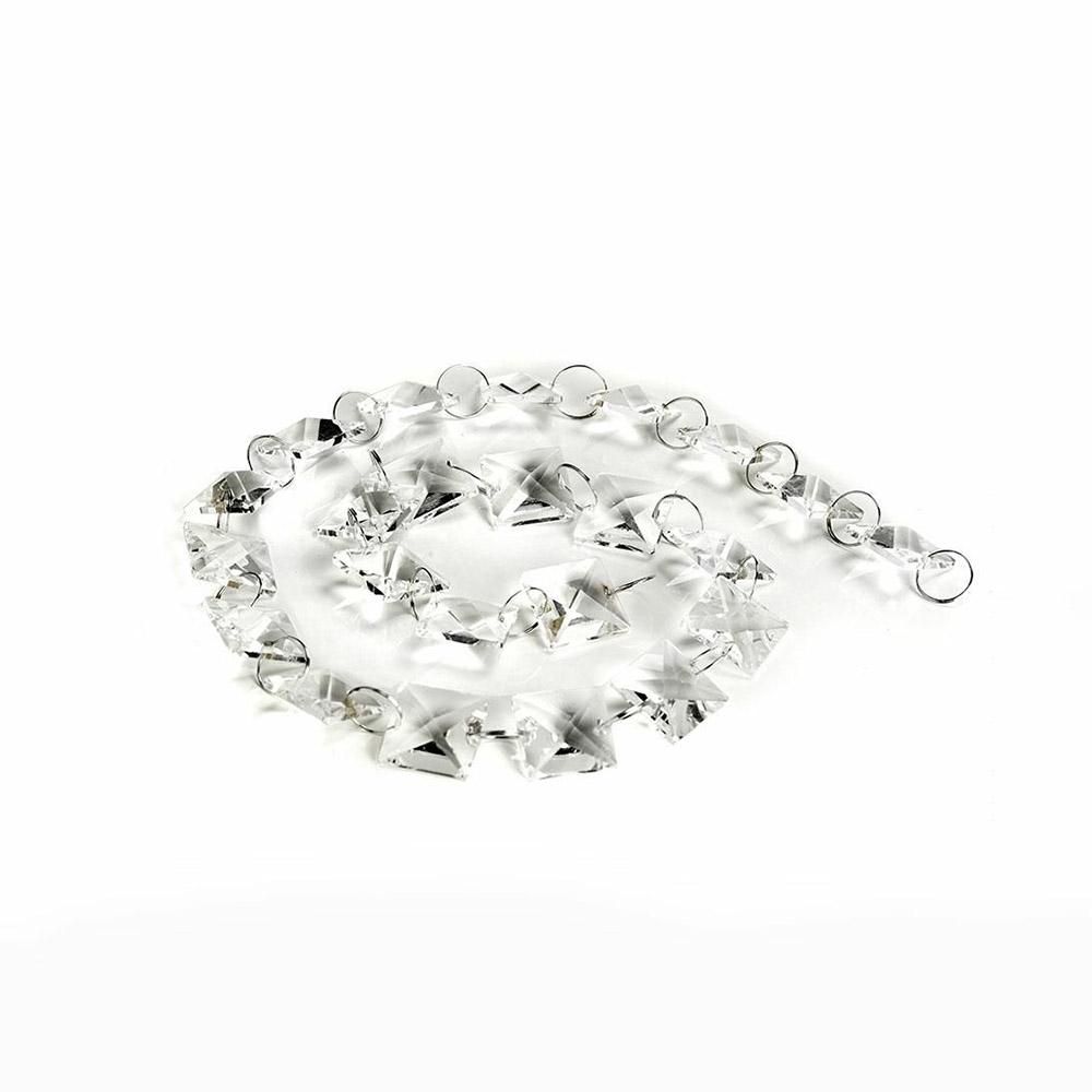 FILO STRASS QUADRATI CM.2 X MT.1 TRASP.