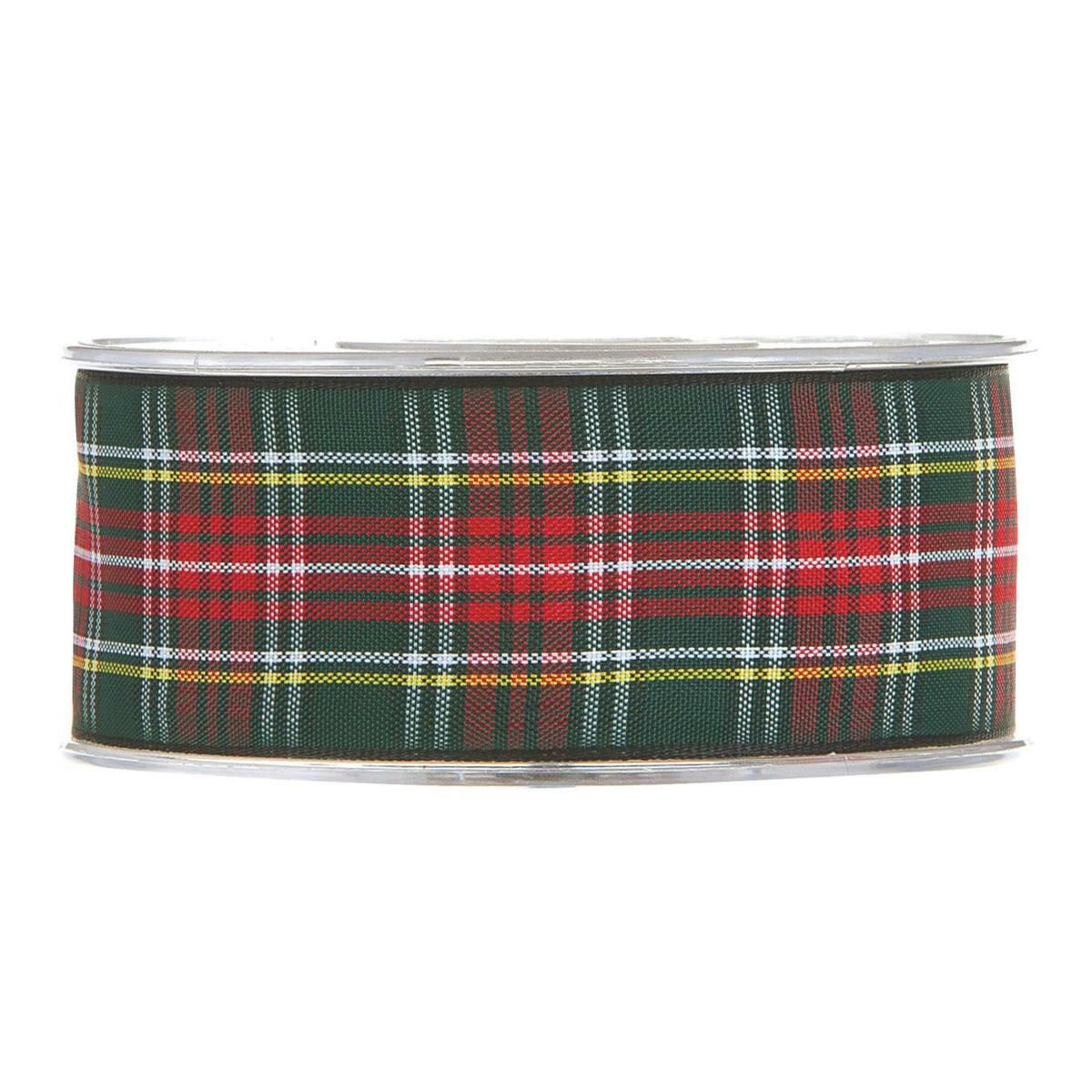 NASTRO TARTAN 38MM 20MTVERDE/ROSSO NASTRO TARTAN 38MM 20MTVERDE/ROSSO