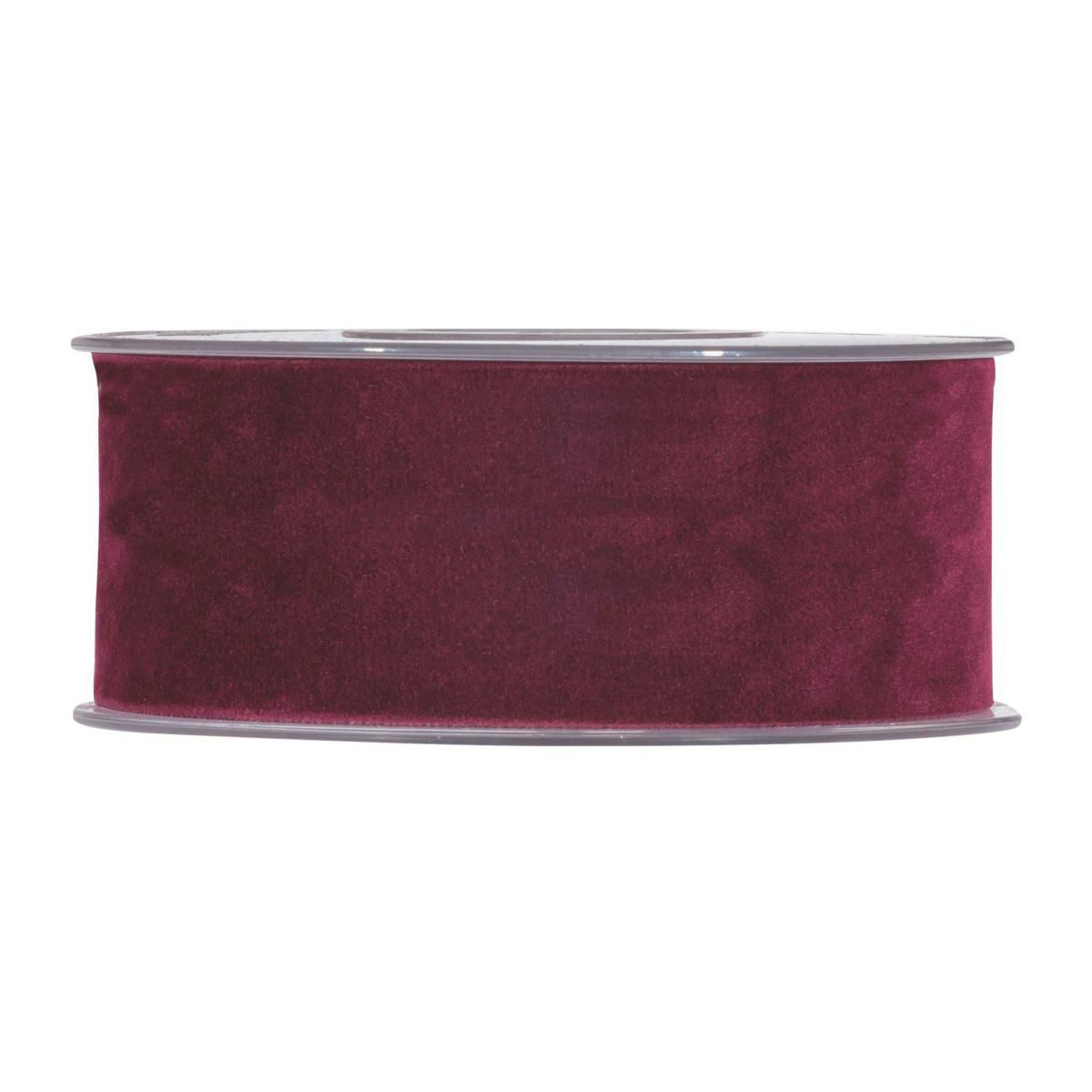 NASTRO DOPPIO VELLUTO 40MM 7MT BORDEAUX NASTRO DOPPIO VELLUTO 40MM 7MT BORDEAUX