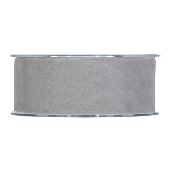 NASTRO DOPPIO VELLUTO 40MM 7MT GRIGIO PERLA NASTRO DOPPIO VELLUTO 40MM 7MT GRIGIO PERLA