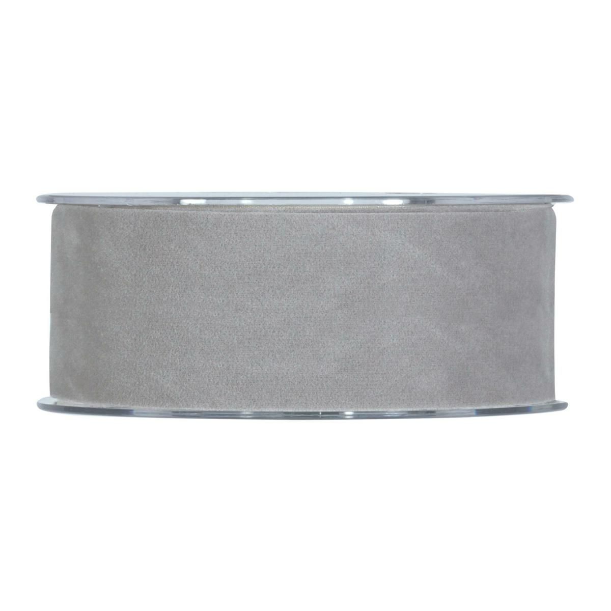 NASTRO DOPPIO VELLUTO 40MM 7MT GRIGIO PERLA NASTRO DOPPIO VELLUTO 40MM 7MT GRIGIO PERLA